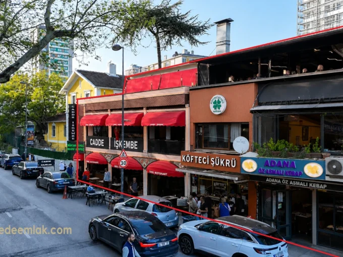 Bostancı ana cadde üzerinde tabela değeri yüksek satılık dükkan ve mağaza.