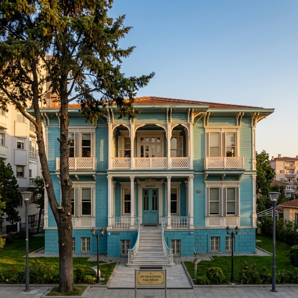 Göztepe'nin tarihi köşk mimarisini yansıtan ikonik yapı