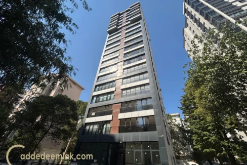 Erenköy sahil deniz manzaralı satılık daire 19. kat teras görünümü