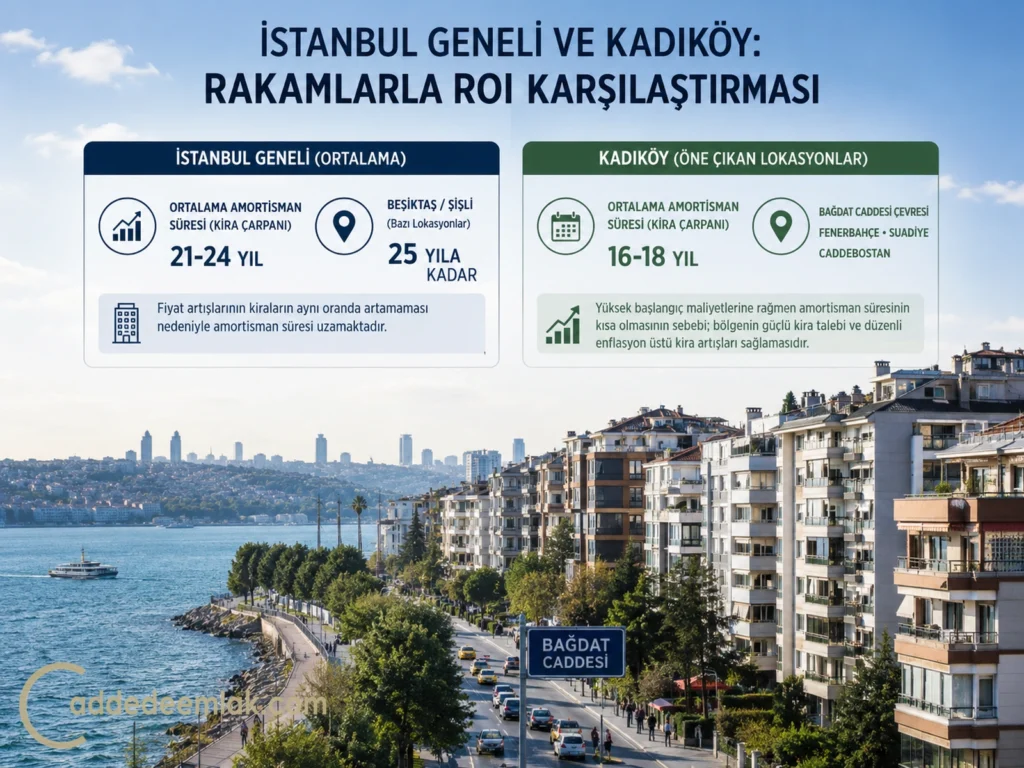 üksek kira getirisiyle yatırımcısına en kısa kadıköy amortisman süresi avantajı sunan lüks konutlar