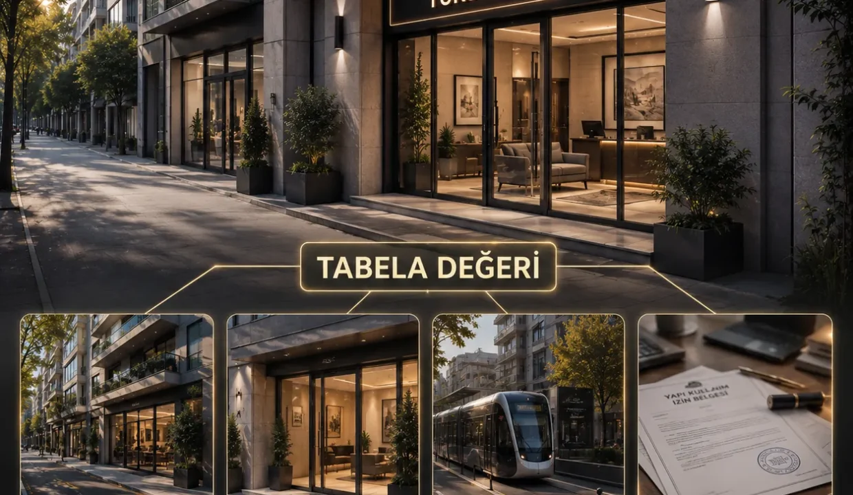 Tabela değeri yüksek daire ve doğrudan cadde girişi