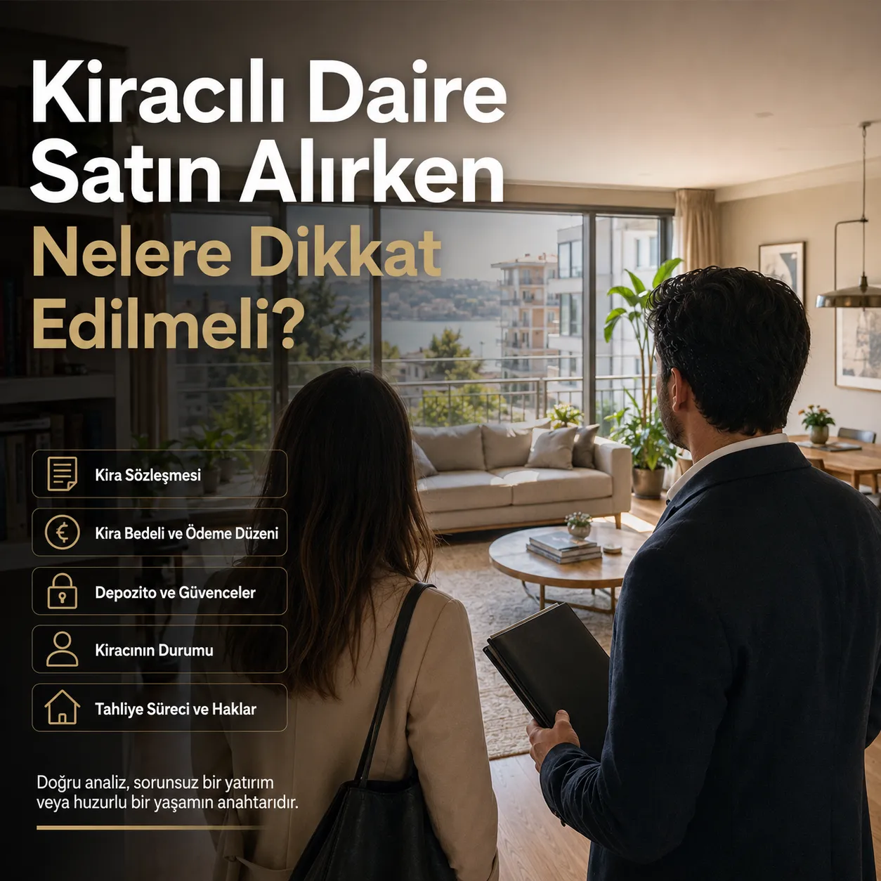 Kiracılı daire satın alırken mevcut kira sözleşmesinin incelenmesi