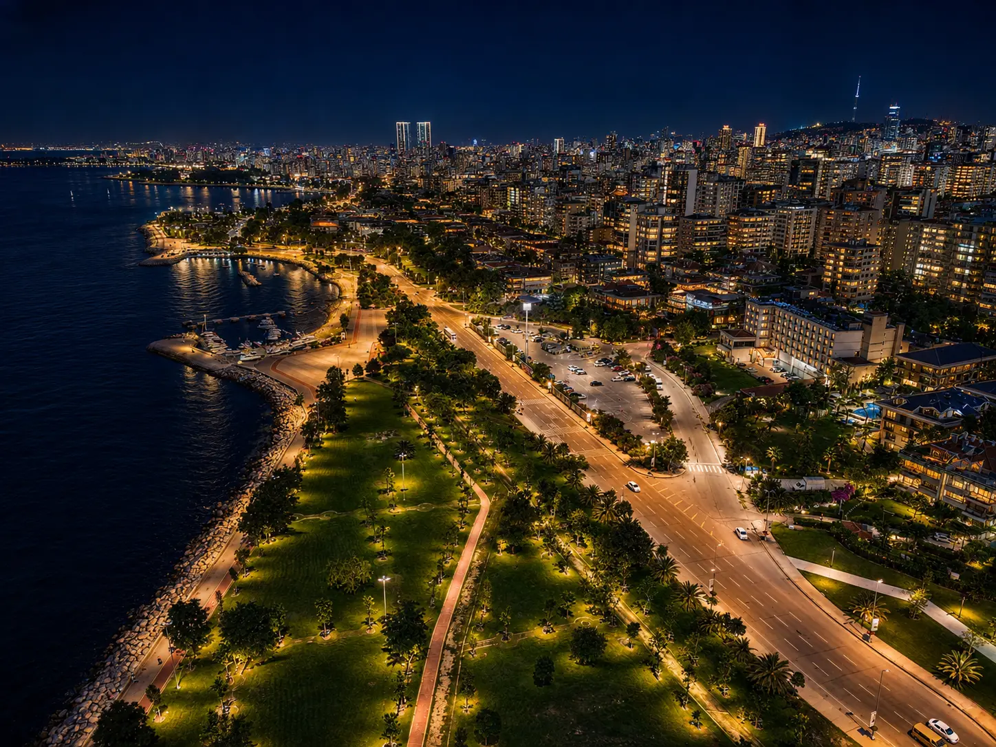 Suadiye Sahil Yolu ve Adalar Manzarası
