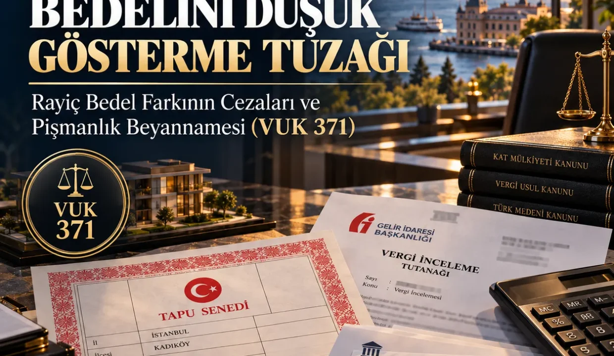 Tapuda satış bedelini düşük gösterme cezası ve maliye denetimleri masası