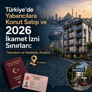 Türkiye’de Yabancılara Konut Satışı ve 2026 İkamet İzni Sınırları: İstanbul ve Kadıköy Analizi